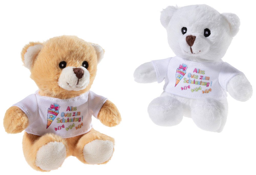 Heunec® Plüschfigur Plüsch Bär Schulanfang 12cm