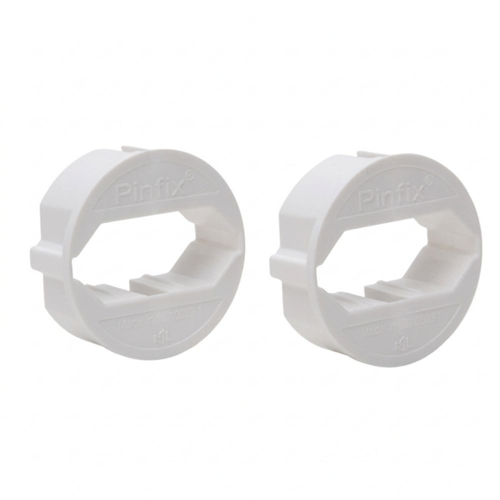 Kopp Klemmen Pinfix Steckdosenadapter Schutzkontakt Kupplung 2er Set Schuko Adapter, Steckdosenadapter Stromadapter Steckadapter Schuko Adapter