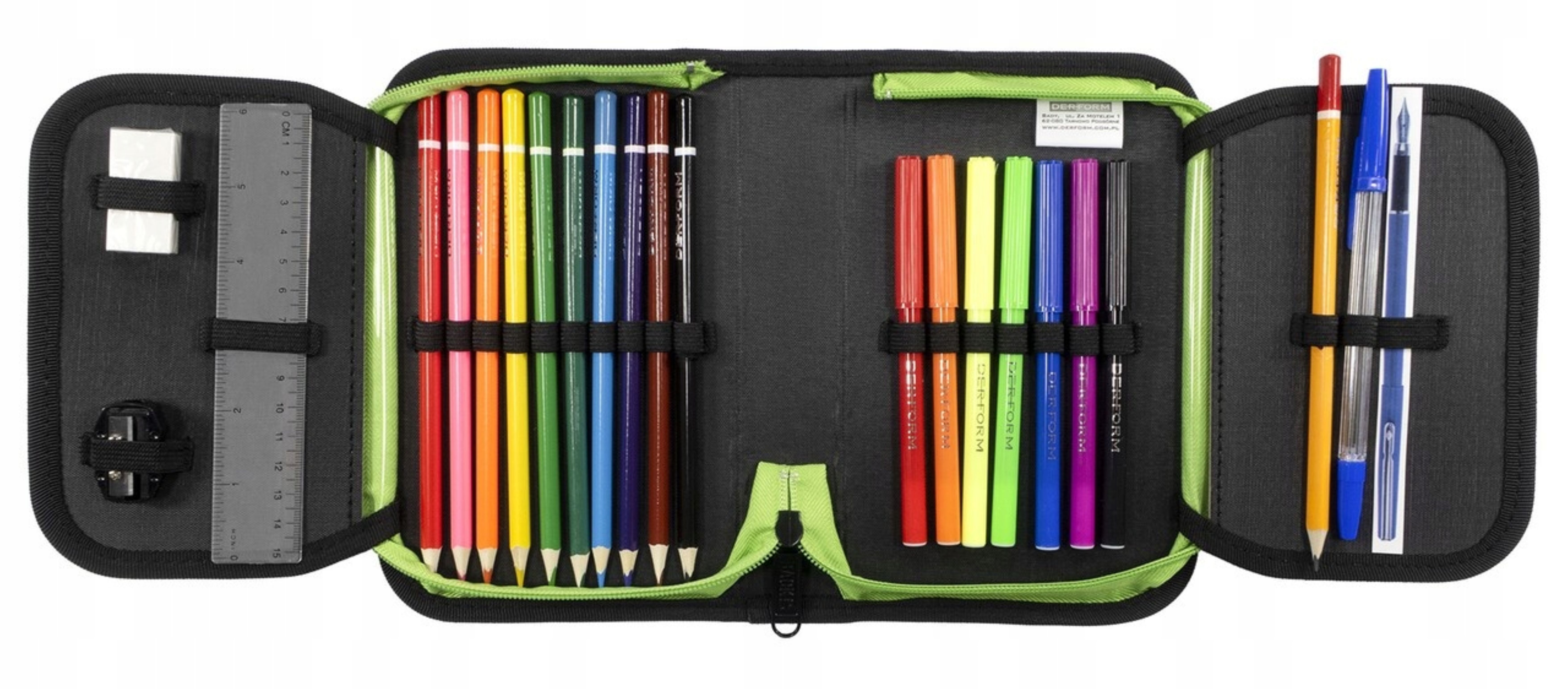 Back Up Federmäppchen Schüleretui Pixel Game – Federmäppchen mit Zubehör für Minecraft-Fans