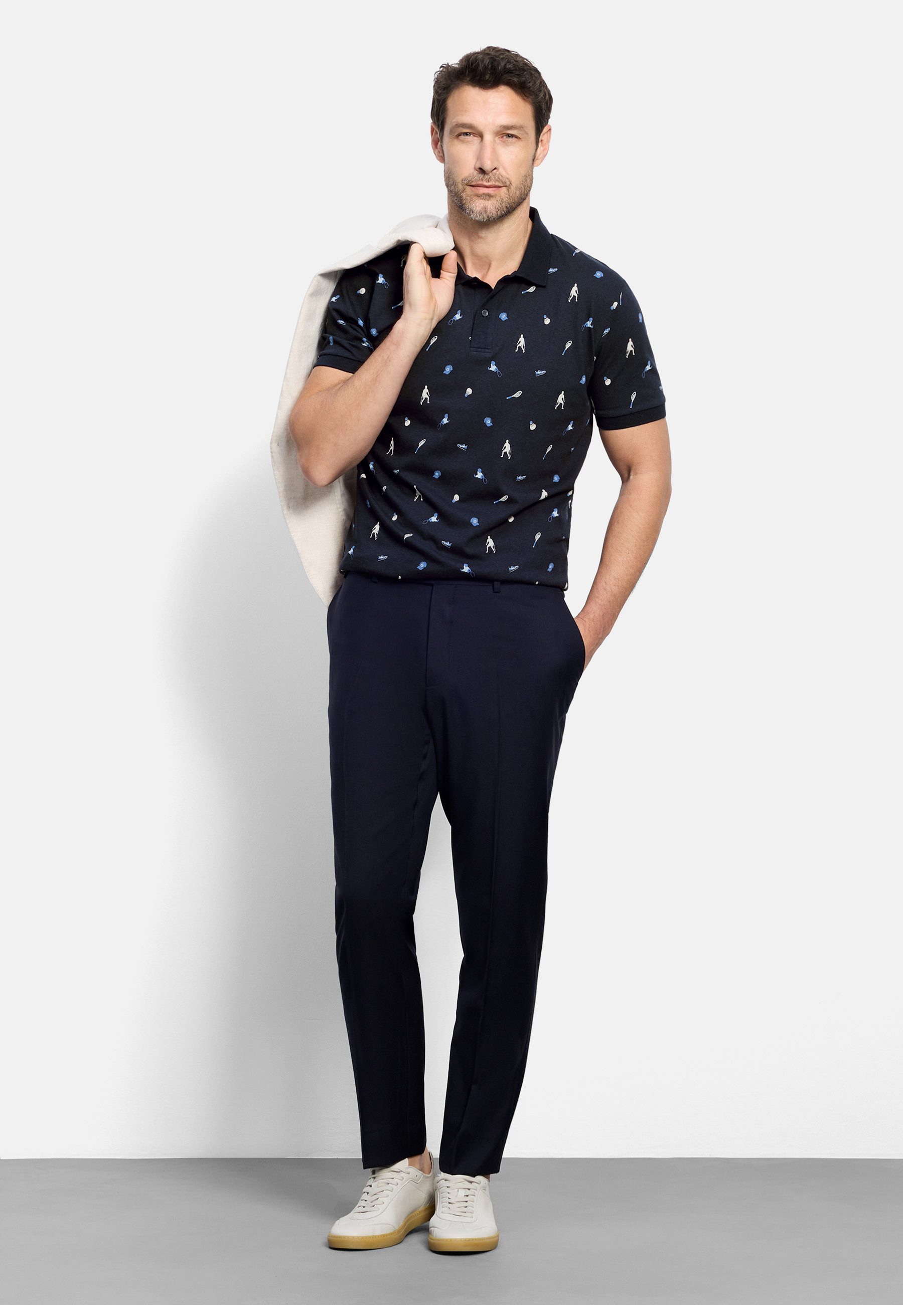 OLYMP Poloshirt OLYMP Casual Wirk, Polo