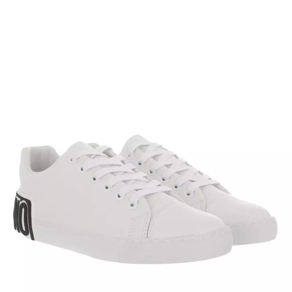 MOSCHINO Damen VULCA25 VITELLO BIANCO/ Weiß Sneakers. Sneaker