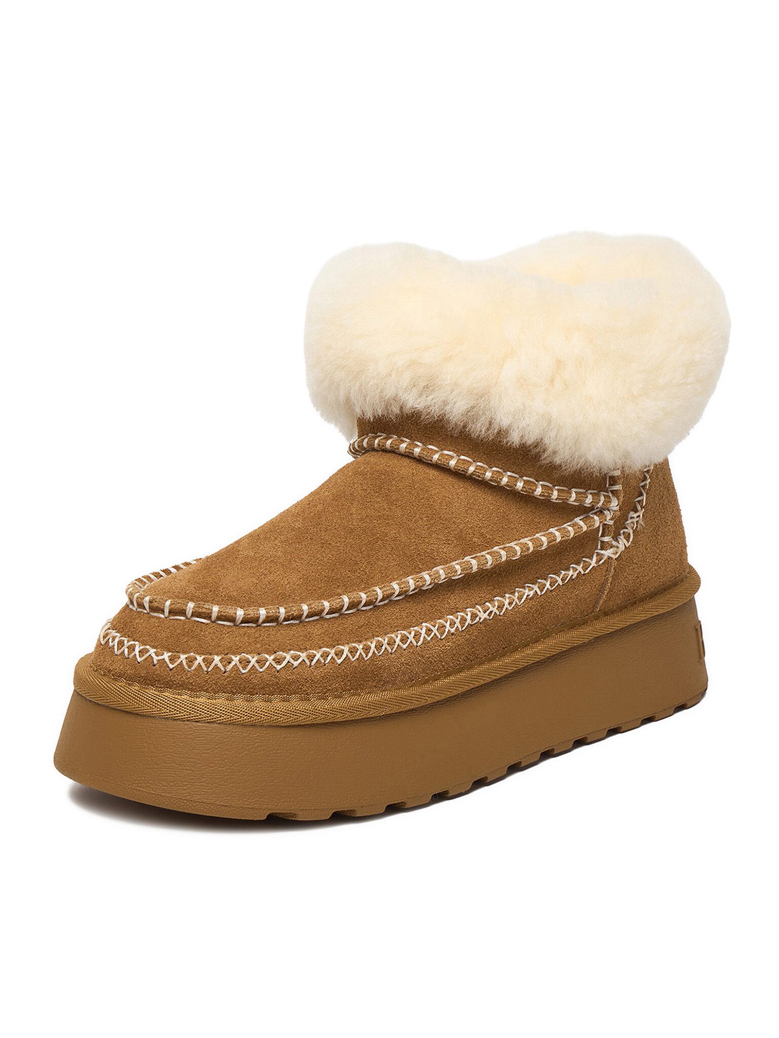 Badura Badura Damen-Schneestiefel Brauner Badura-C-IZI-TS6294-01 Camel Winterstiefel