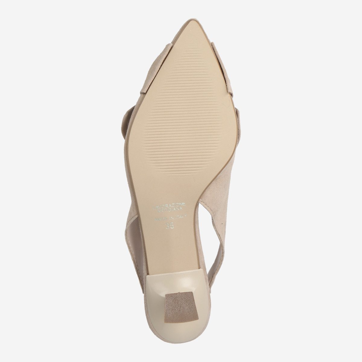Lüke Schuhe Lüke Schuhe AURA CAMEL, Peeptoes & Slingpumps, Camel / Beige, Damen Peeptoepumps