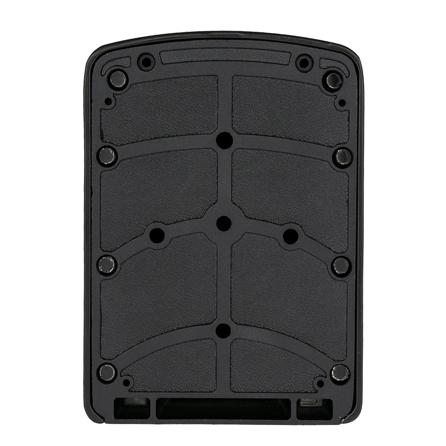 HMF Schlüsseltresor Schlüsselsafe mit 4-stelligem Zahlencode, Schlüsselversteck zur Wandmontage 14,5 x 10,5 x 5,5 cm, schwarz – Bild 4 von 5