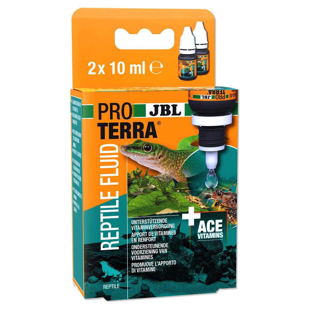 JBL GmbH & Co. KG ProTerra Reptile Fluid 2 x 10 ml, für: Reptilien
