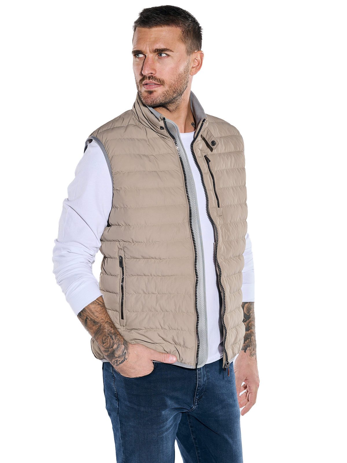 Kurzweste Steppweste slim fit
