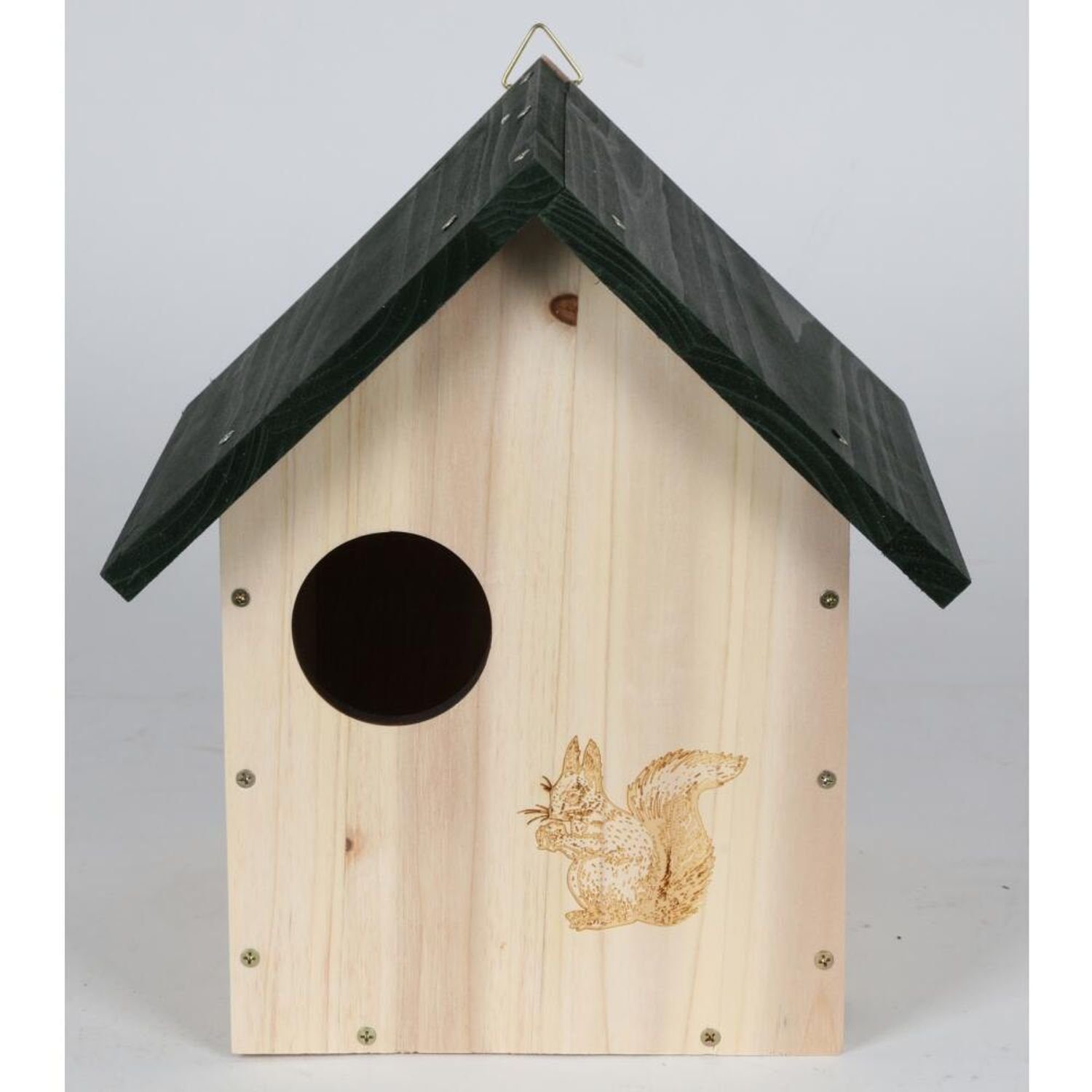 Tierhaus BURI Eichhörnchenhaus Futter Häuschen Garten Nussspender Station