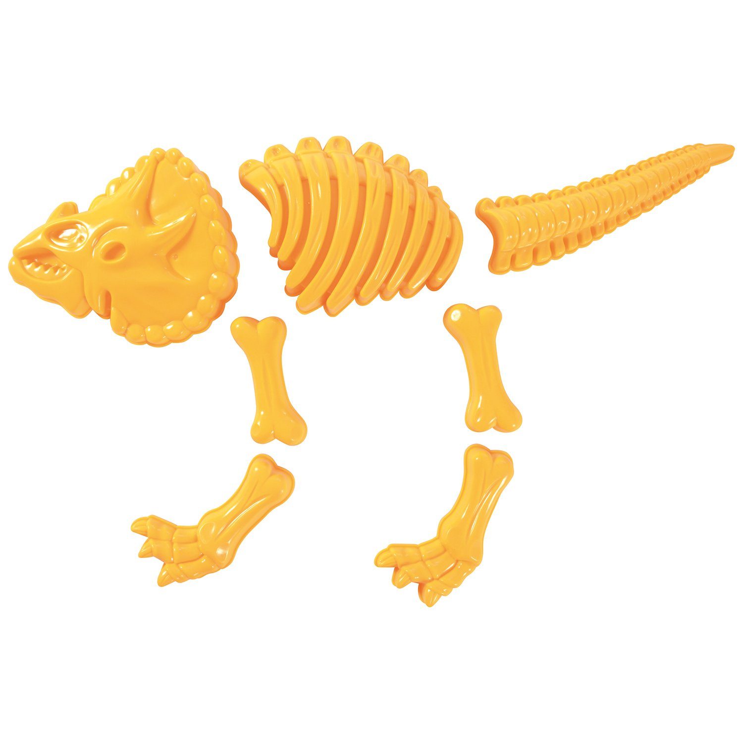 EDUPLAY Badespielzeug Sandformen Triceratops | Badewannenspielzeug