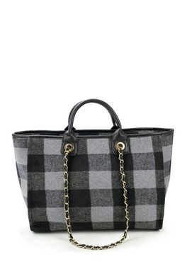 Harpa Henkeltasche COLLINS, in angesagter Flannel-Optik