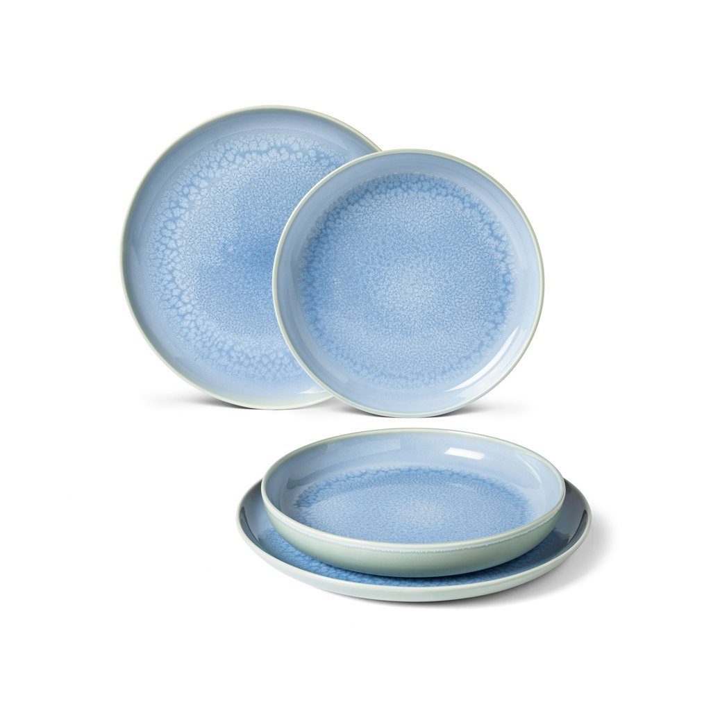 like. by Villeroy & Boch Geschirr-Set Crafted Tafelset (4-tlg), 2 Personen, Porzellan