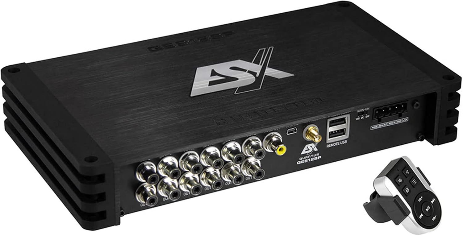 ESX Еквалайзер ESX QE812SP Digitaler 12-Kanal HIGH-END Dual Core DSP