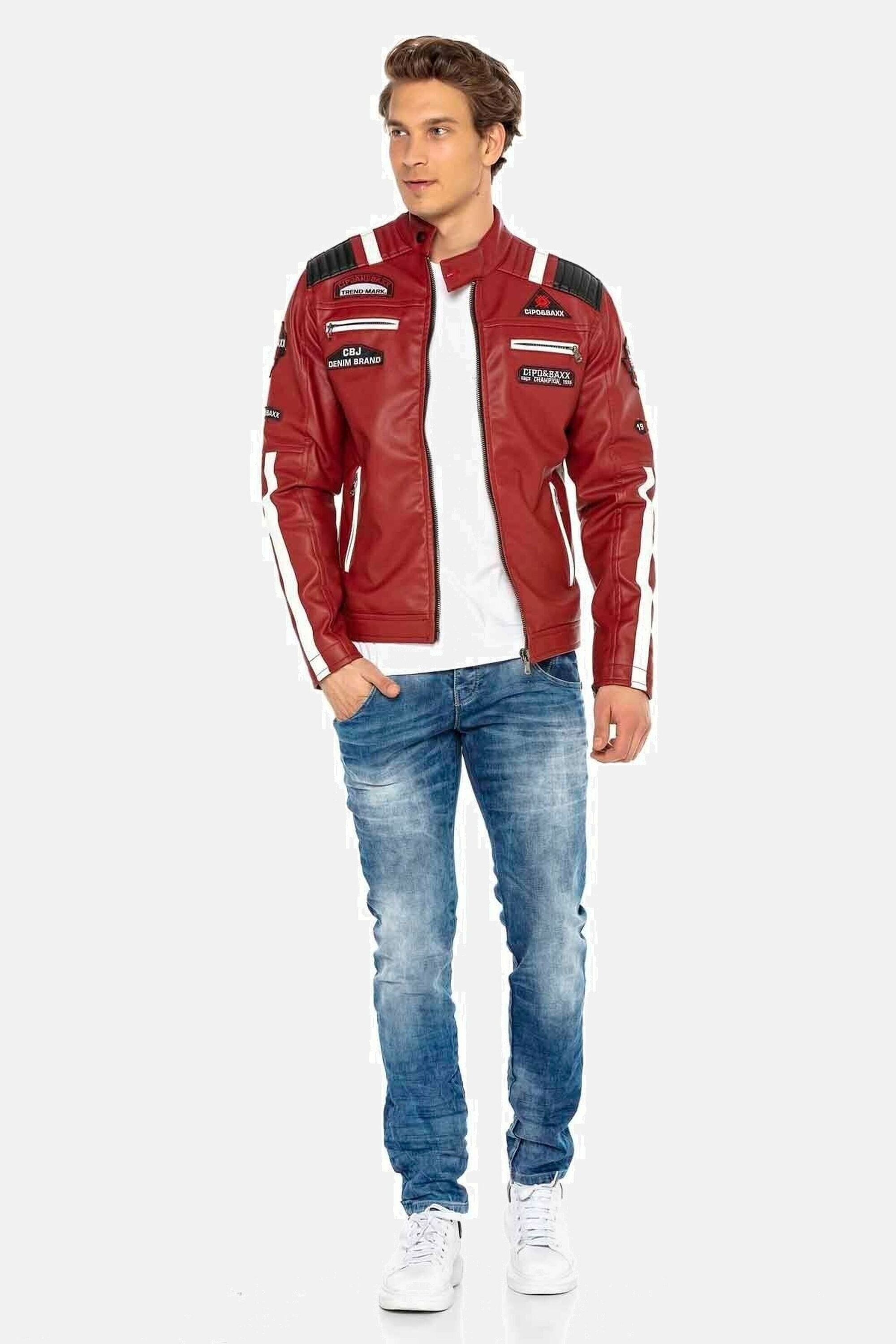 Cipo & Baxx Slim-fit-Jeans Jeans in verwaschenem Design, CD-394