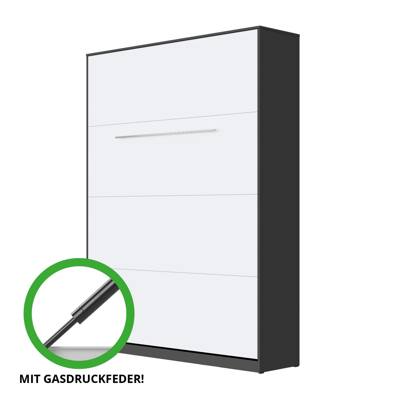 SMARTBett Schrankbett SMARTBett Standard 140x200 Vertikal/Hoch günstig online kaufen