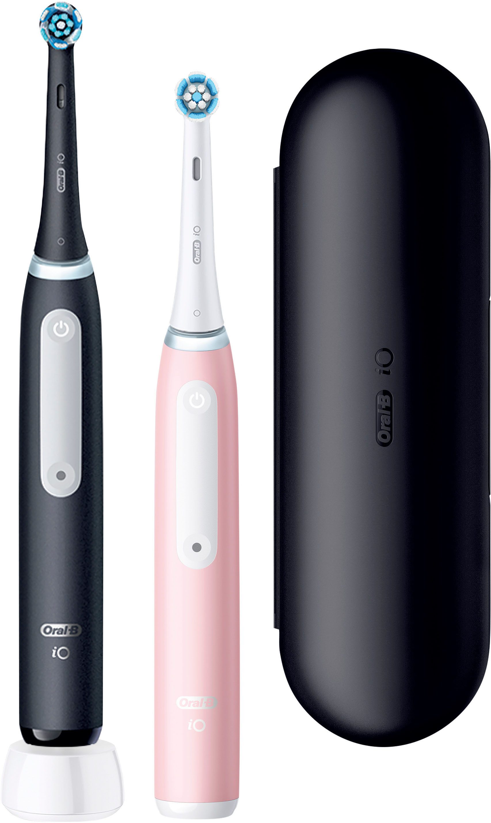 Oral-B Elektrische Zahnbürste iO Series 3 Doppelpack, Aufsteckbürsten: 2 St., Magnet-Technologie – Bild 2 von 5