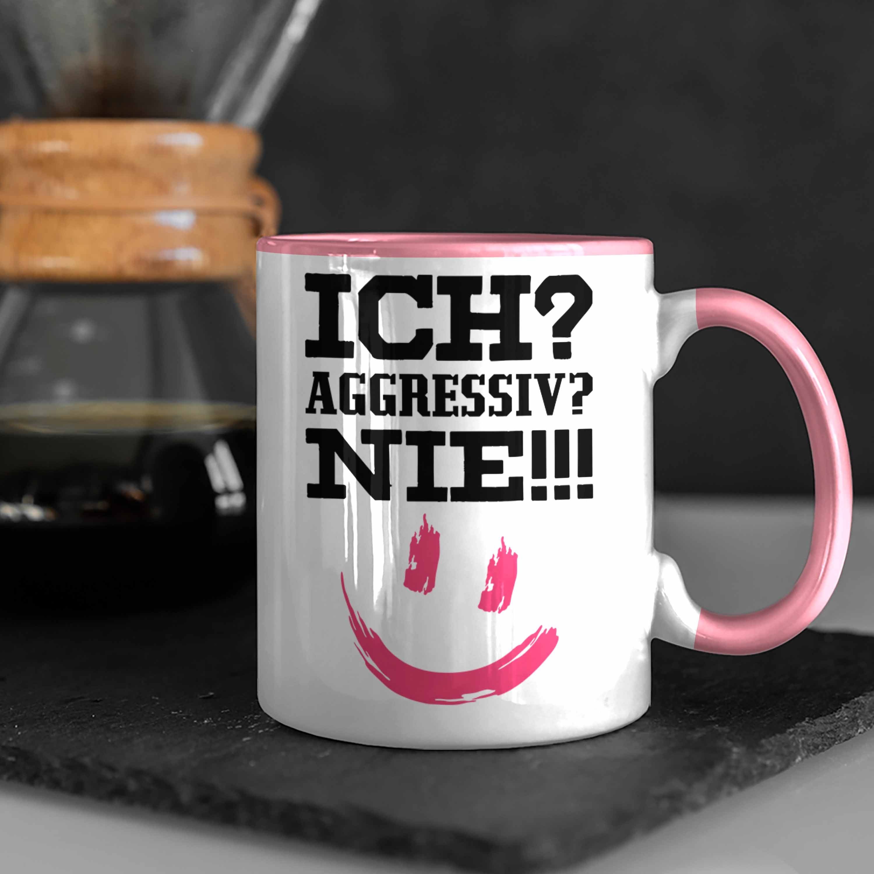 Spruch Trendation mit Büro Rosa Nie Lustige Lustig - Kaffeetasse Trendation Tasse Arbeit Tasse Sprüchen für Aggressiv Ich mit