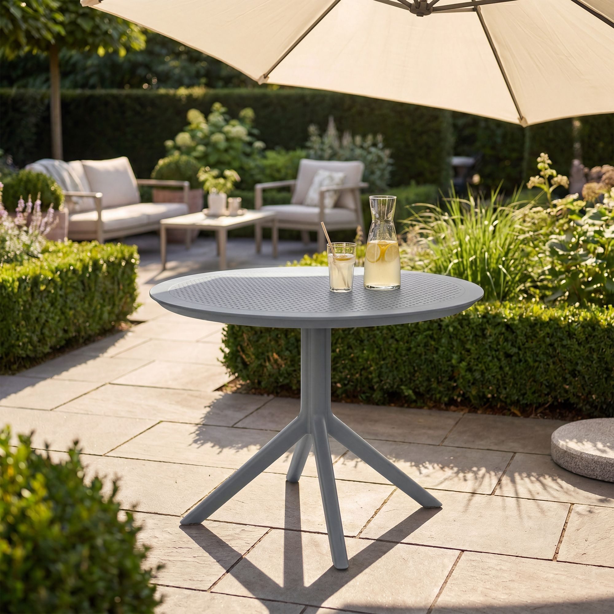 CLP Gartentisch Sky (1er), Ø 105 cm, wetterfest, UV-beständig