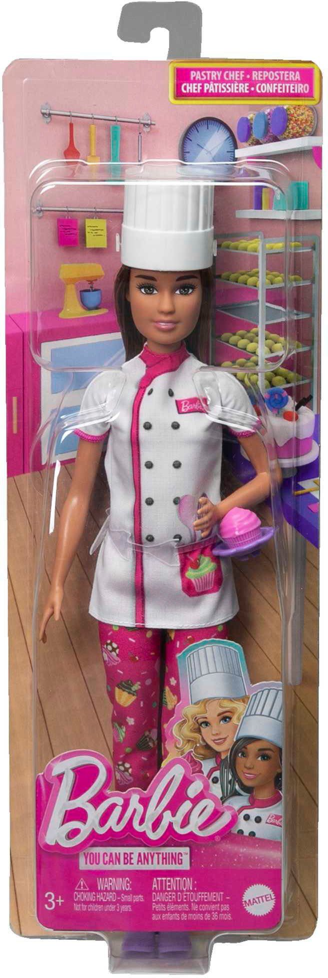 Barbie Anziehpuppe Erfolgreiche Konditorin, Zubehör mit