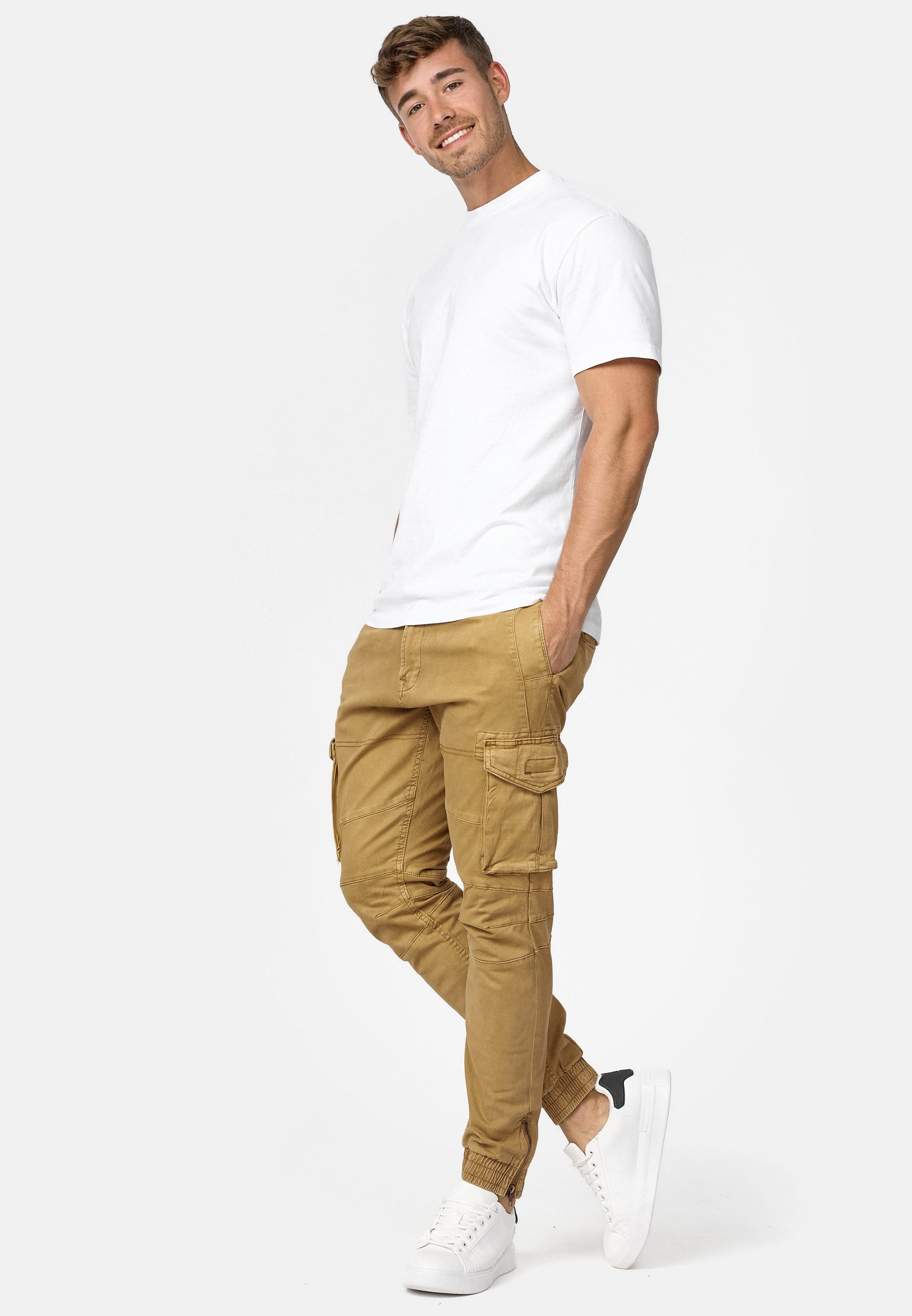 INDICODE Cargohose Herren Alex Cargo Hose Herrenhose mit 6 praktischen Taschen – Bild 5 von 5