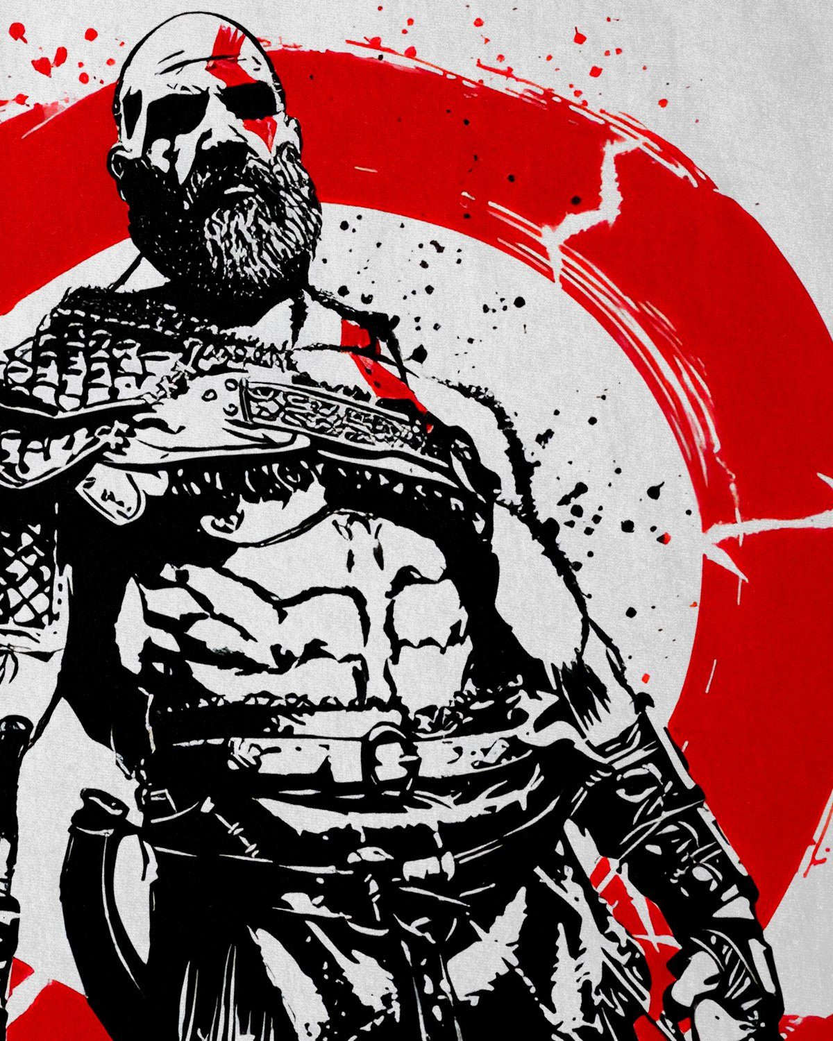 style3 T-Shirt Shadow God god of action adventure kratos war günstig online kaufen