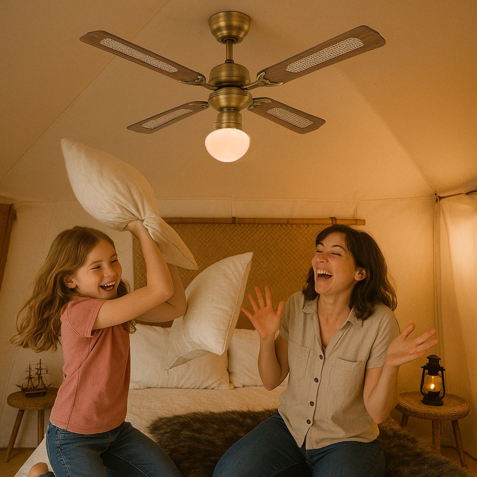 bmf-versand Deckenventilator Deckenventilator mit Licht Deckenlampe Ventila günstig online kaufen