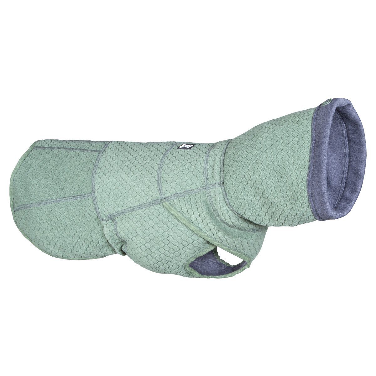 HURTTA Hundepullover Razzle-Dazzle Midlayer Pullover dunkelgrau-hellgrün