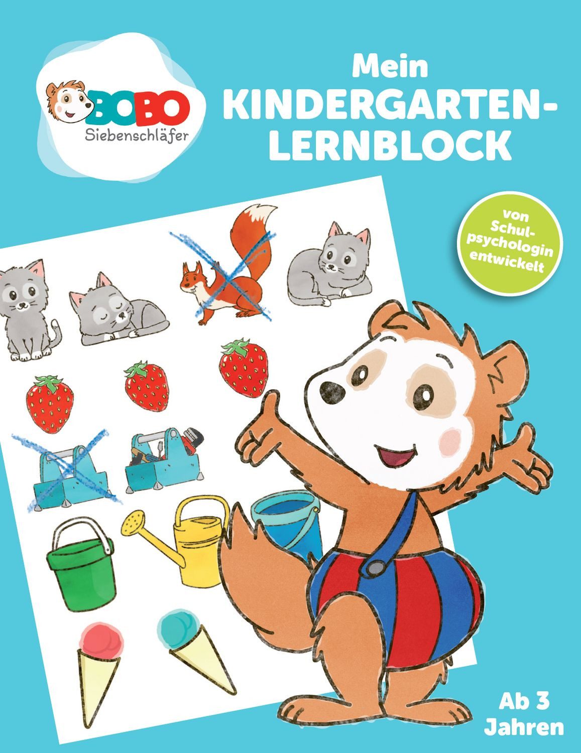 Bobo Siebenschläfer - Mein Kindergarten Lernblock / Animation JEP-