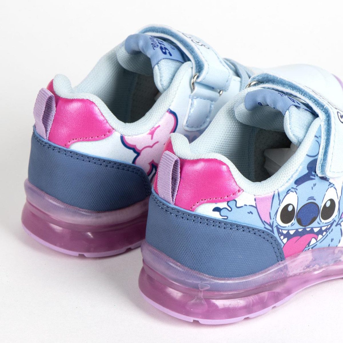 Disney Stitch Sneaker Kinder mit LED Lichteffekt Freizeitschuhe Mädchen Sneaker