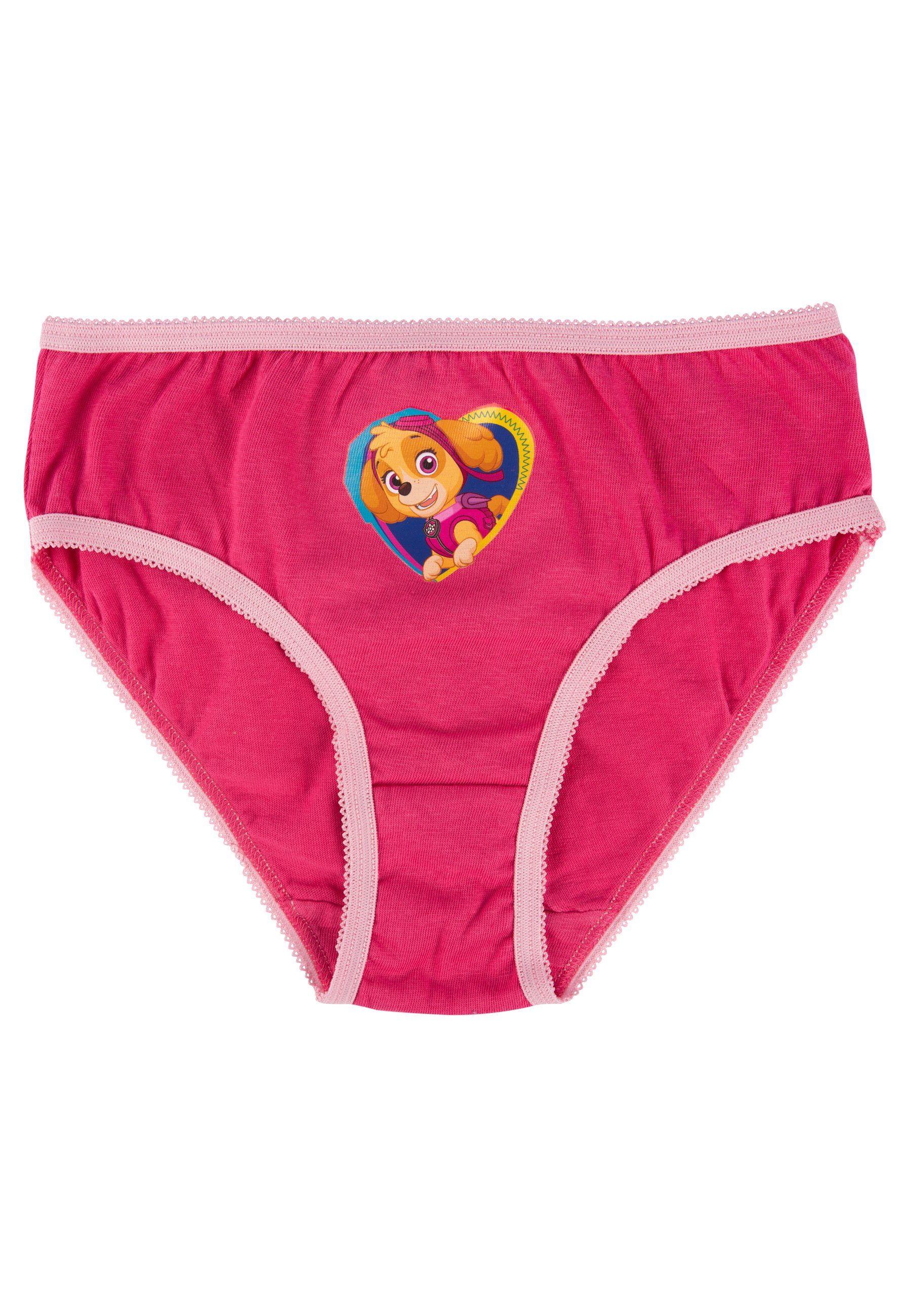 Panty Labels® für Paw Pack) United Mädchen Patrol (2er Rosa/Pink Unterhose