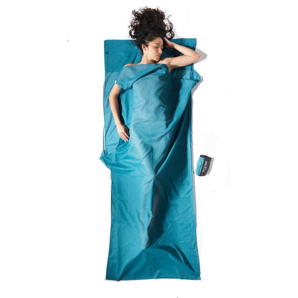 Cocoon Hüttenschlafsack COCOON TravelSheet Insect Shield Ägyptische Baumwolle laguna blue