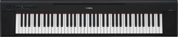 Yamaha Home-Keyboard Piaggero, NP-35B, schwarz, mit 76 Tasten, inklusive Netzteil und Notenhalter