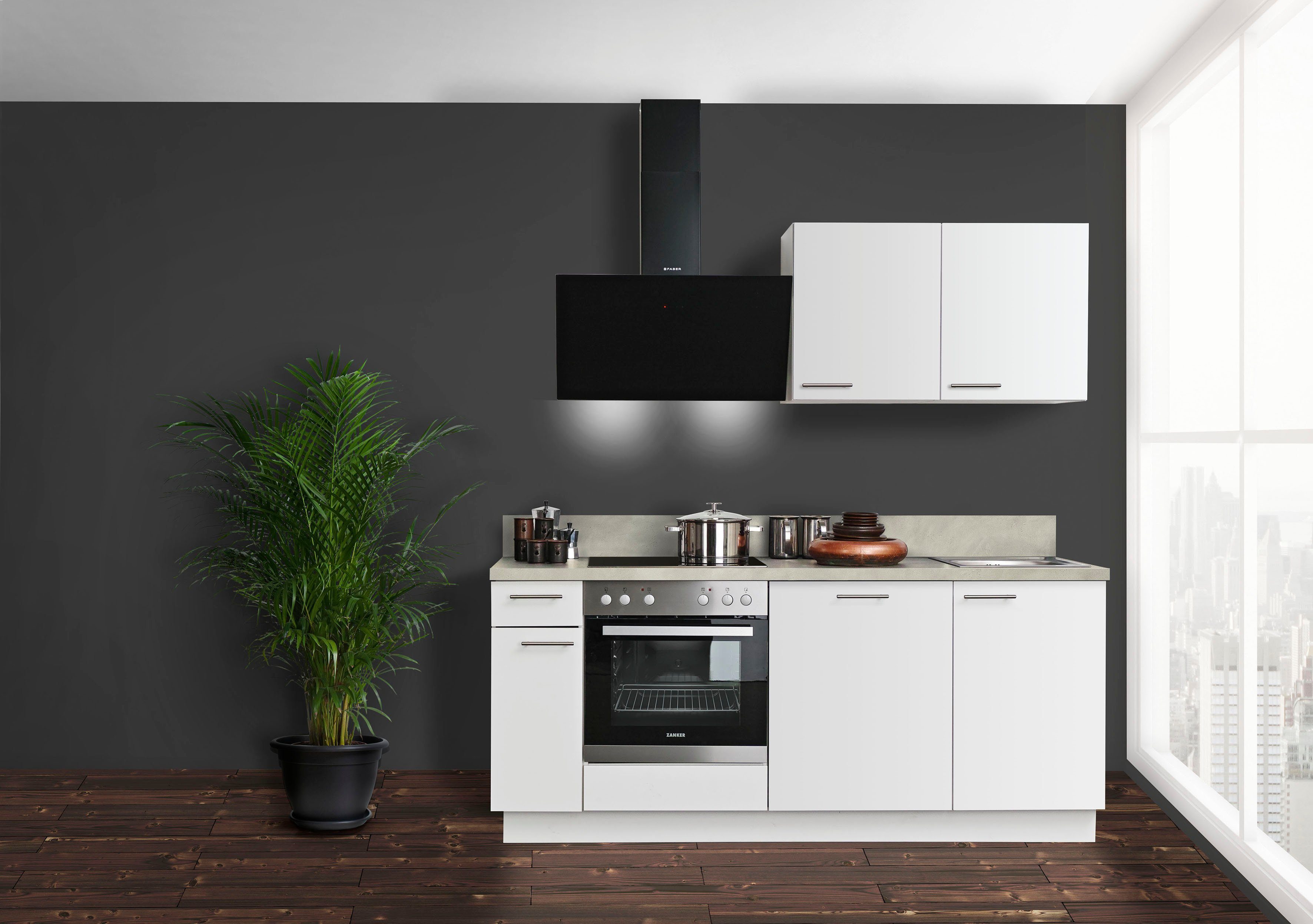 Küchenzeile 200 cm online kaufen » 200 cm Küche | OTTO