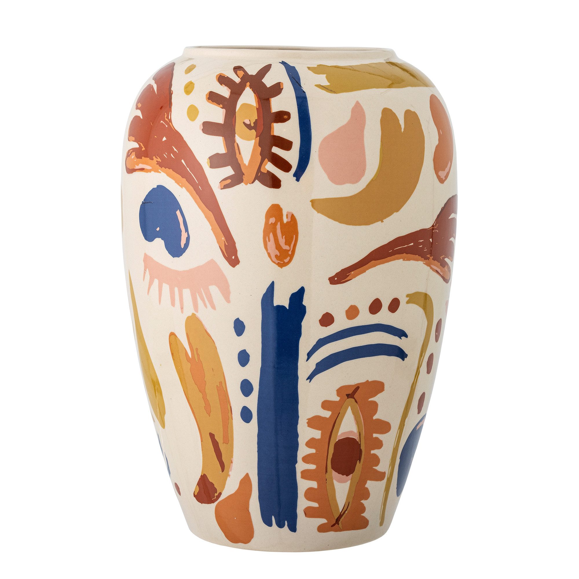 Bloomingville Dekovase Bloomingville Horus Vase, Orange, günstig online kaufen