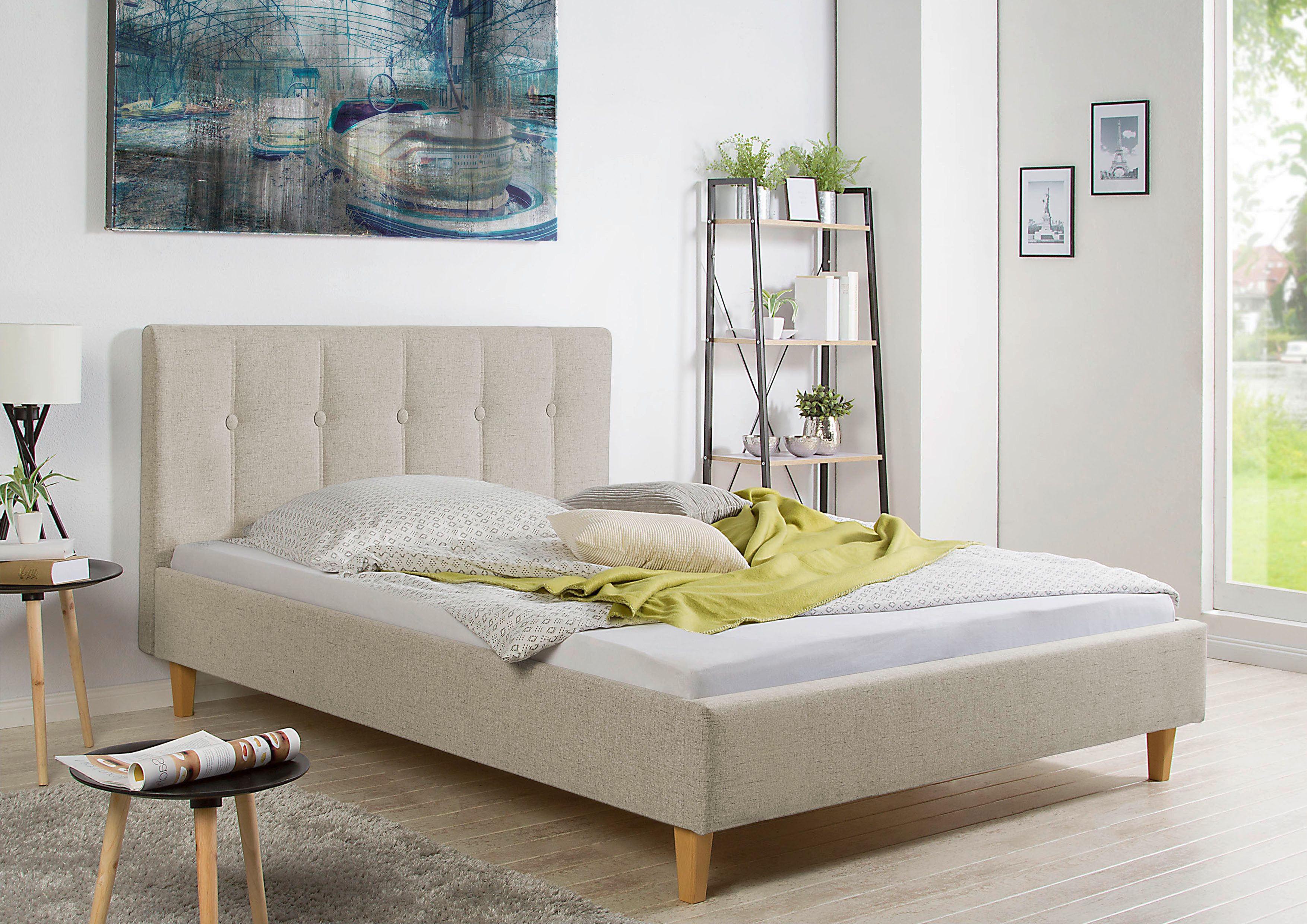Maintal Polsterbett "Gustine" Bettseiten zerlegt, ohne Bettkasten günstig online kaufen