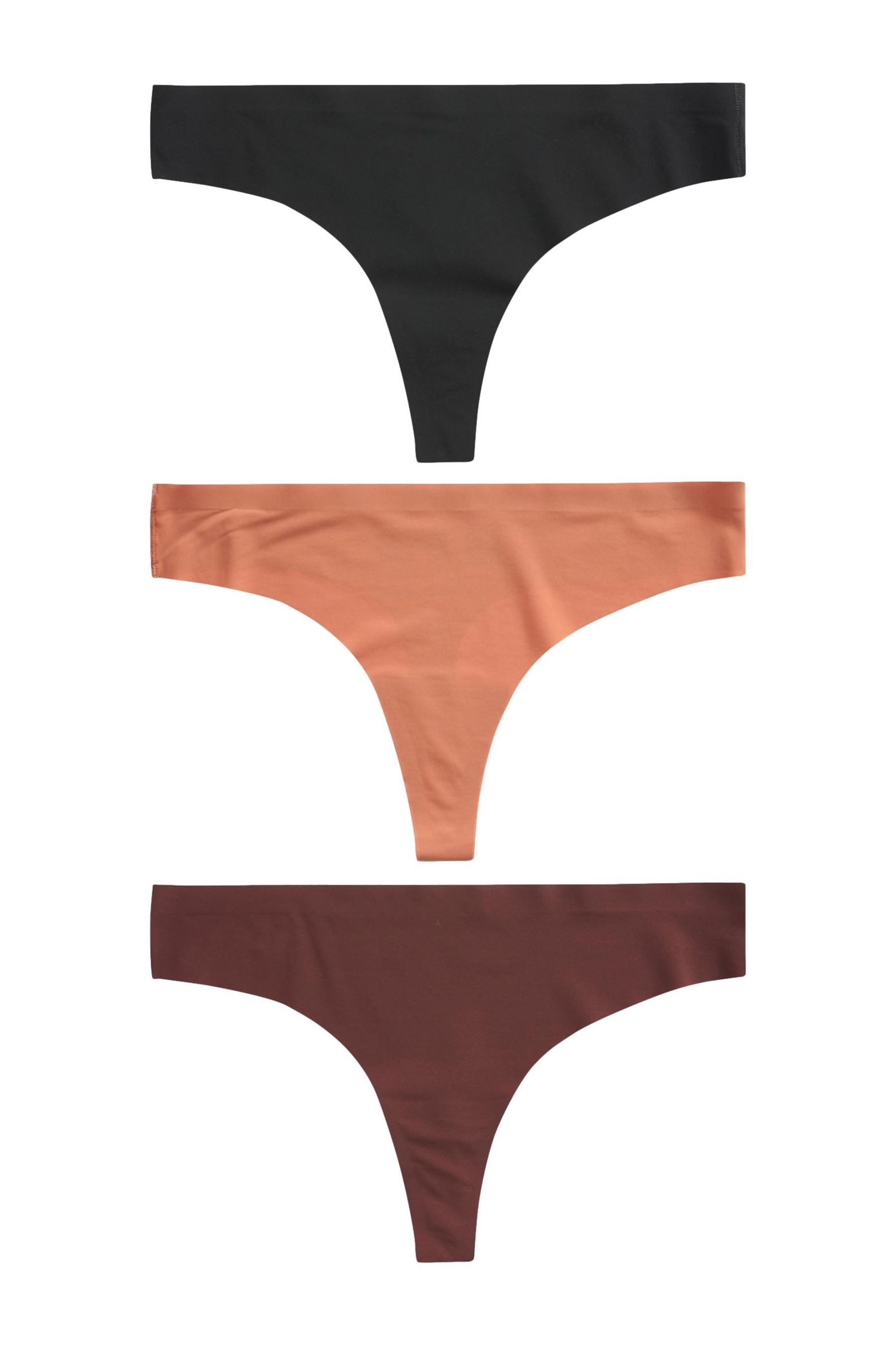 String Nahtlose Slips im 3er-Pack