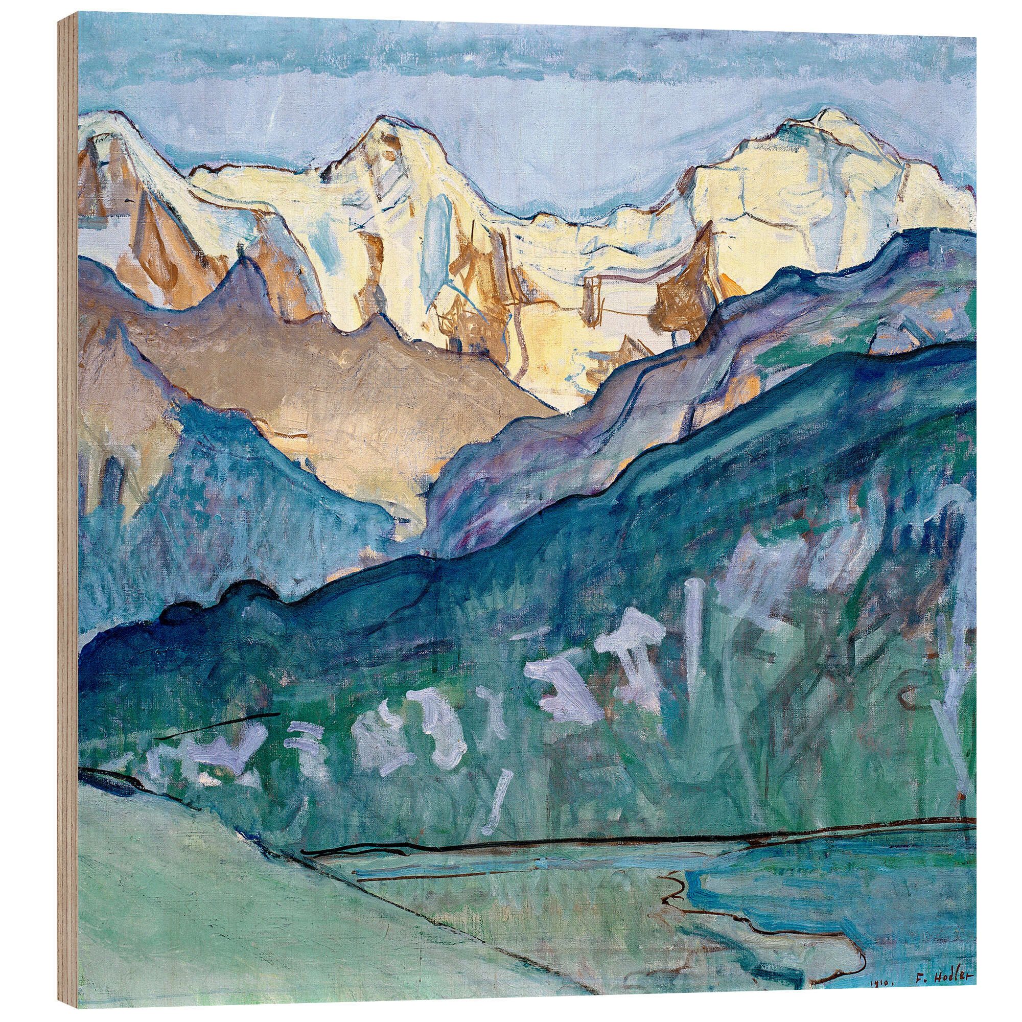 Holzbild Ferdinand Hodler