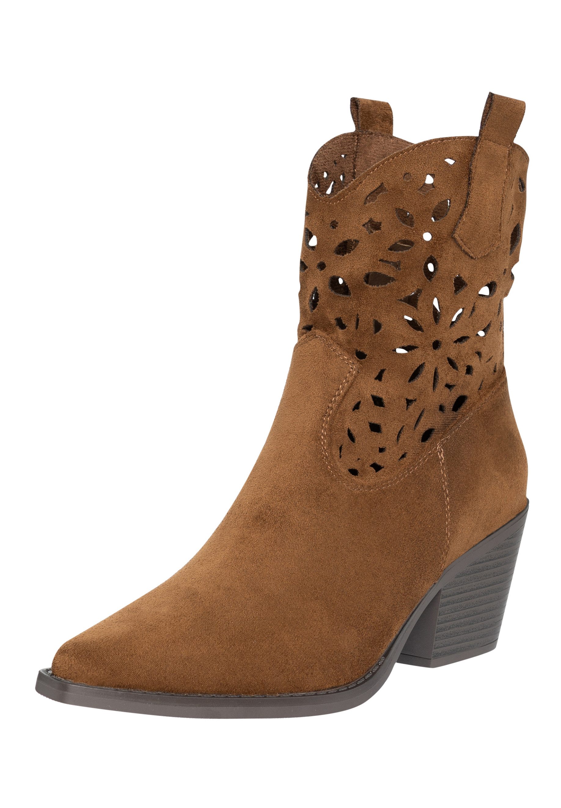 Salinyang Stiefeletten Cowboy Stiefelette