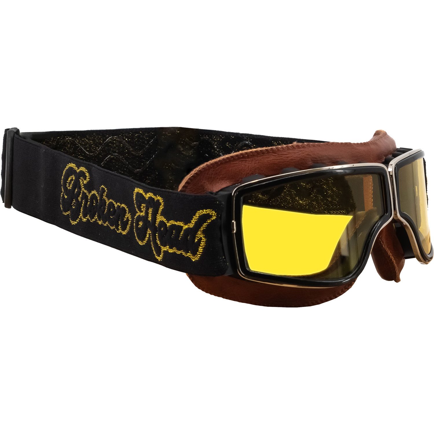 Broken Head Motorradbrille Broken Head Retro Crossbrille, Old-School-Look