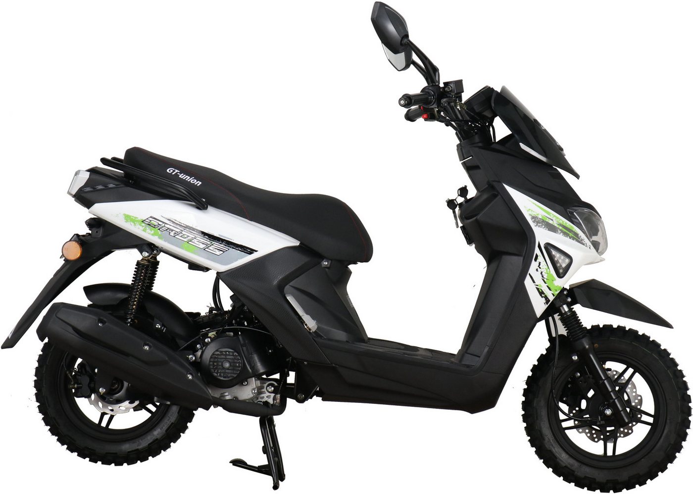 Thumbnail - GT UNION Motorroller Cross 2.0 125, 124,6 ccm, 85 km/h, Euro 5, (Komplett-Set, 2 tlg., mit Topcase), Luftgekühlter Motor