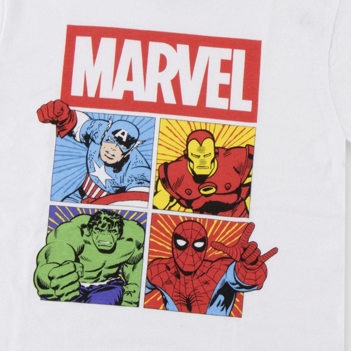 MARVEL T-Shirt - Kurzarmshirt Kinder Baumwollshirt Freizeit Sommer Kleidung (1-tlg)