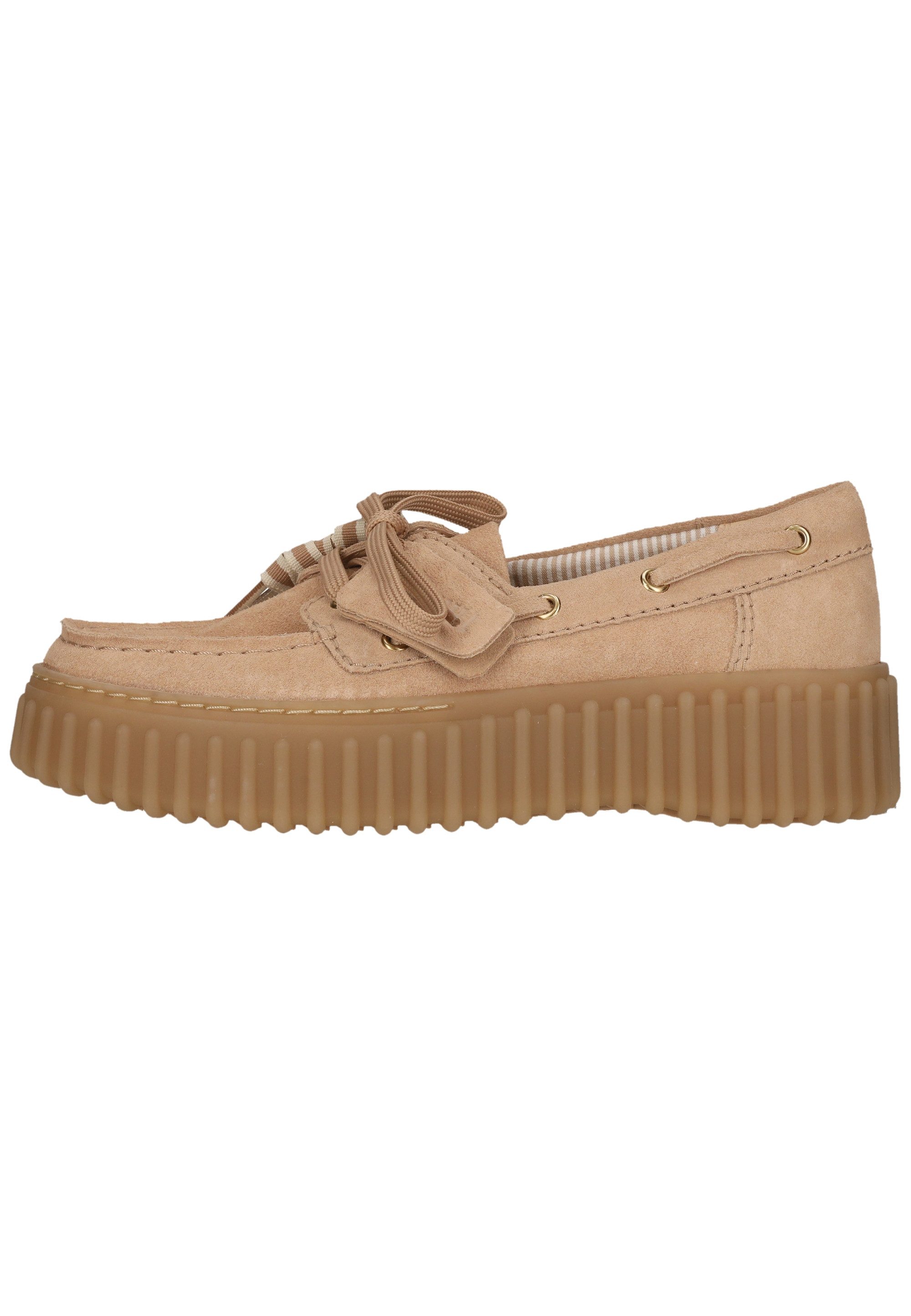 Clarks Torhill Boat Schnürschuh mit Contour Cushion-Fußbett