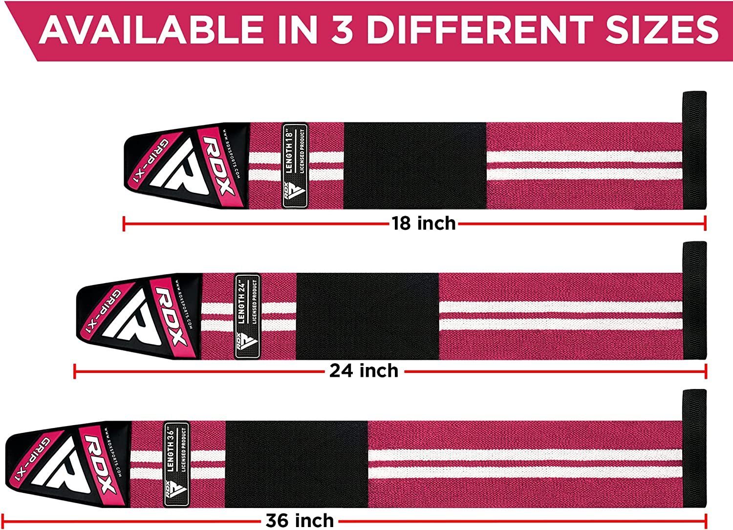 RDX Handgelenkschutz RDX Handgelenkbandagen Fitness Kraftsport, Weightlifting straps