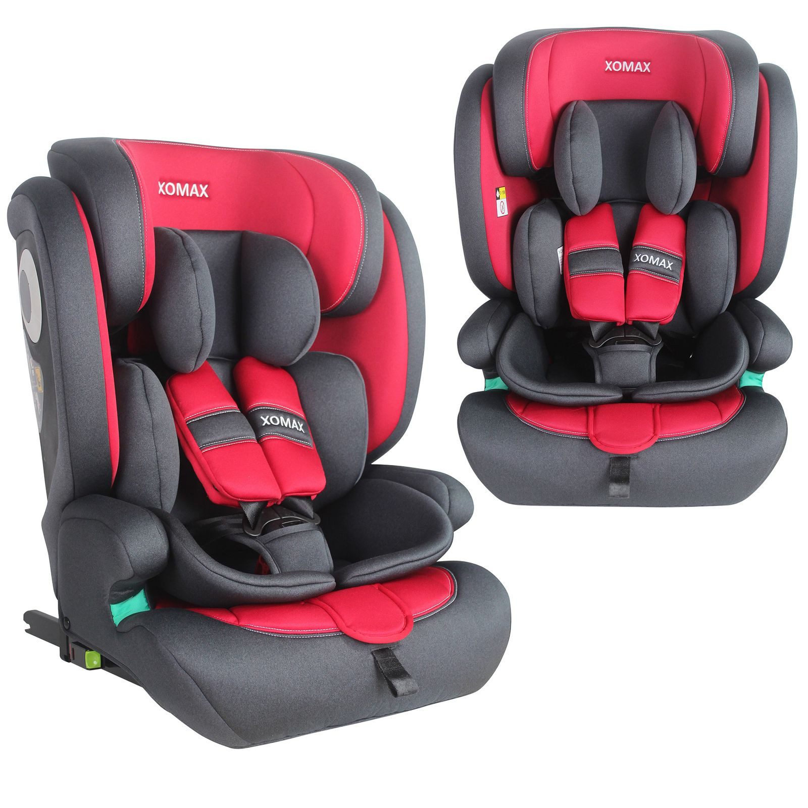 XOMAX Autokindersitz Luna, bis: 12, (Luna), Kindersitz ISOFIX 9-36 kg i-Size ECE R129 15 Monate bis 12 Jahre