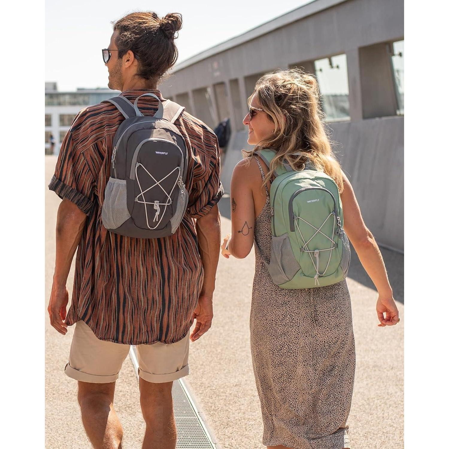 LuxusKollektion Tagesrucksack Rucksack 12L Wanderrucksack Daypack Brustschnalle Herren Erbsengrün