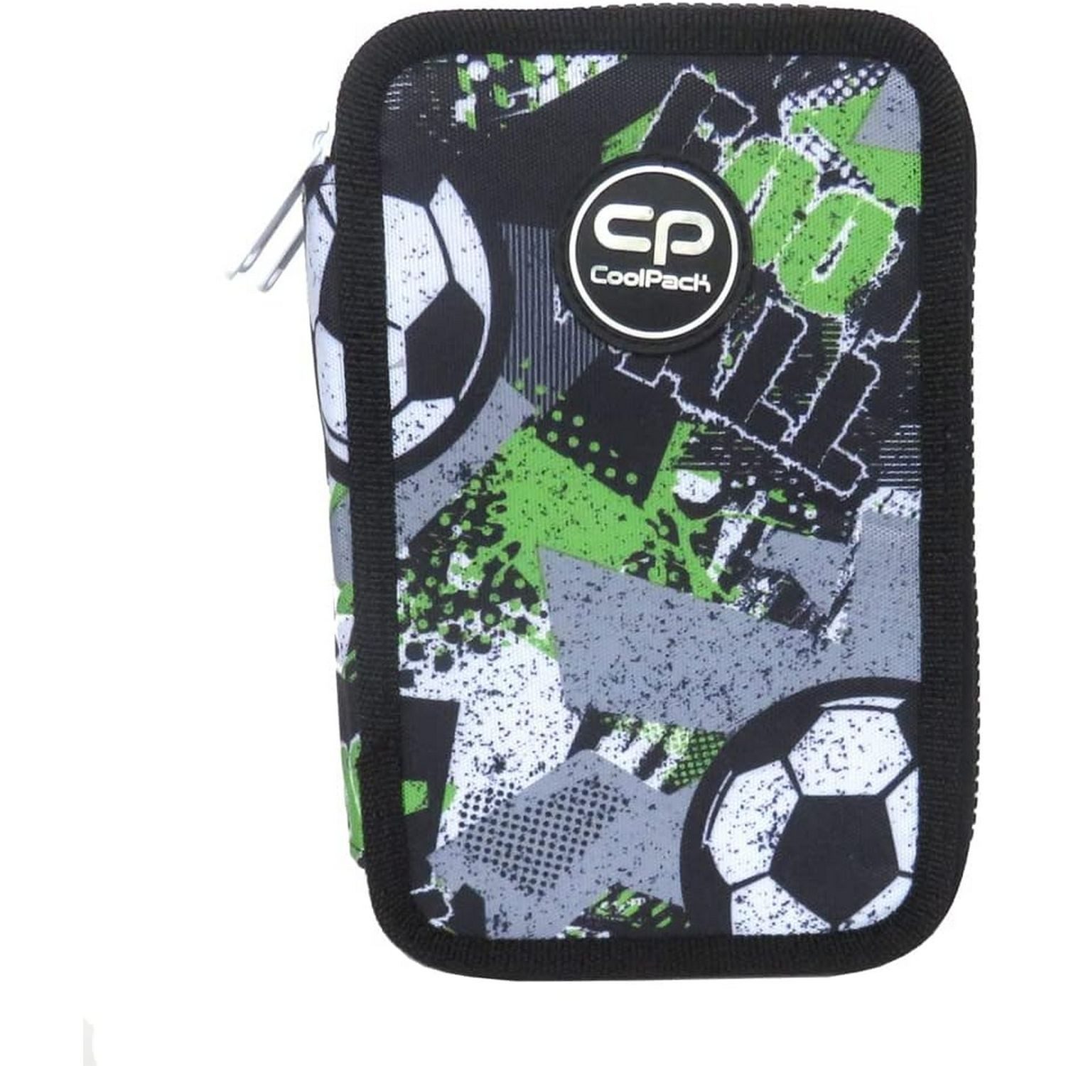 CoolPack Federmäppchen COOLPACK - JUMPER 3 - Dreifach-Federmäppchen mit Zubehör - LET`S GOAL