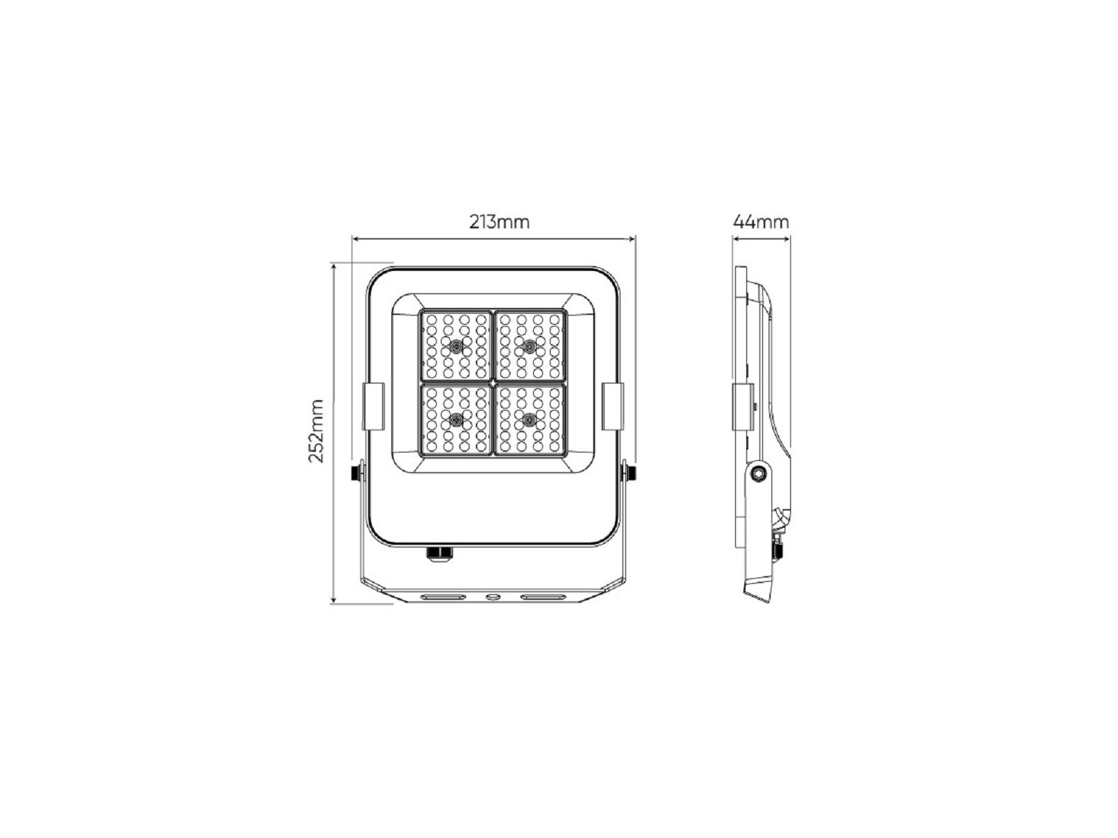 LED-Line LED IP66 PRIME Strahler 4000K FLUX Industrie-Fluter Flutlichtstrahler Neutralweiß