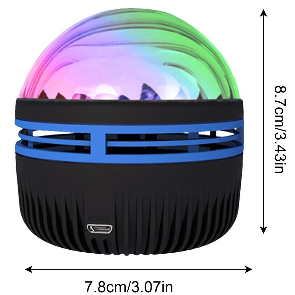 PRIISF Projektionslampe LED Nordlicht Projektor Sternenhimmel Aurora Wasserwellen Nachtlicht, Einschlafhilfe, Kinder Schlaflampe LED Polarlicht Projektor Lavalampe Polar Nachtlampe, Geschenke für Frauen Junge Zimmer Deko Gaming LED Galaxy Projektor, Ozeanwellen Nachttischlampen Wave Lamp Aura Aurora Glow Tischlampe