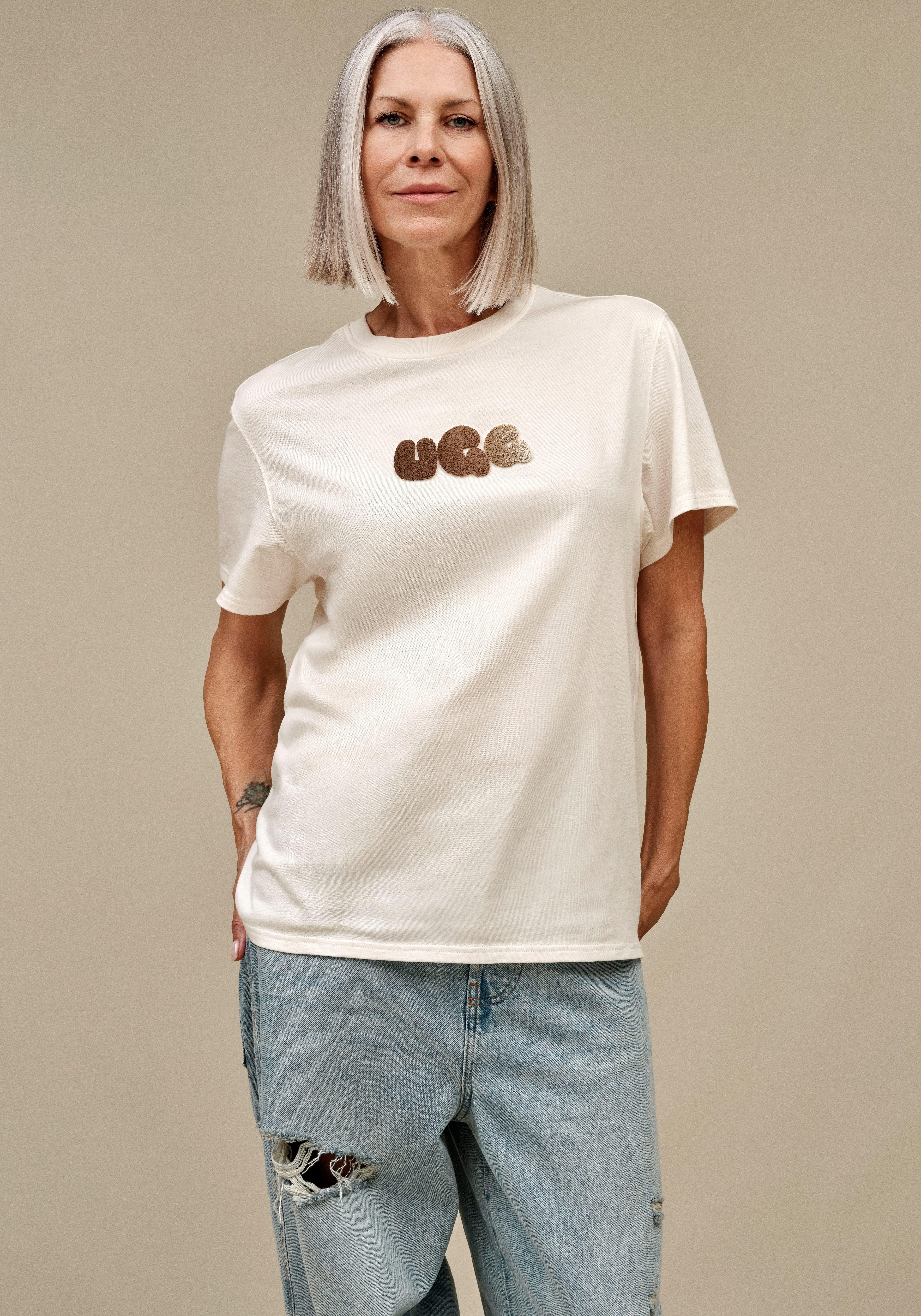 UGG T-Shirt Bubble Logo Tee Mit günstig online kaufen