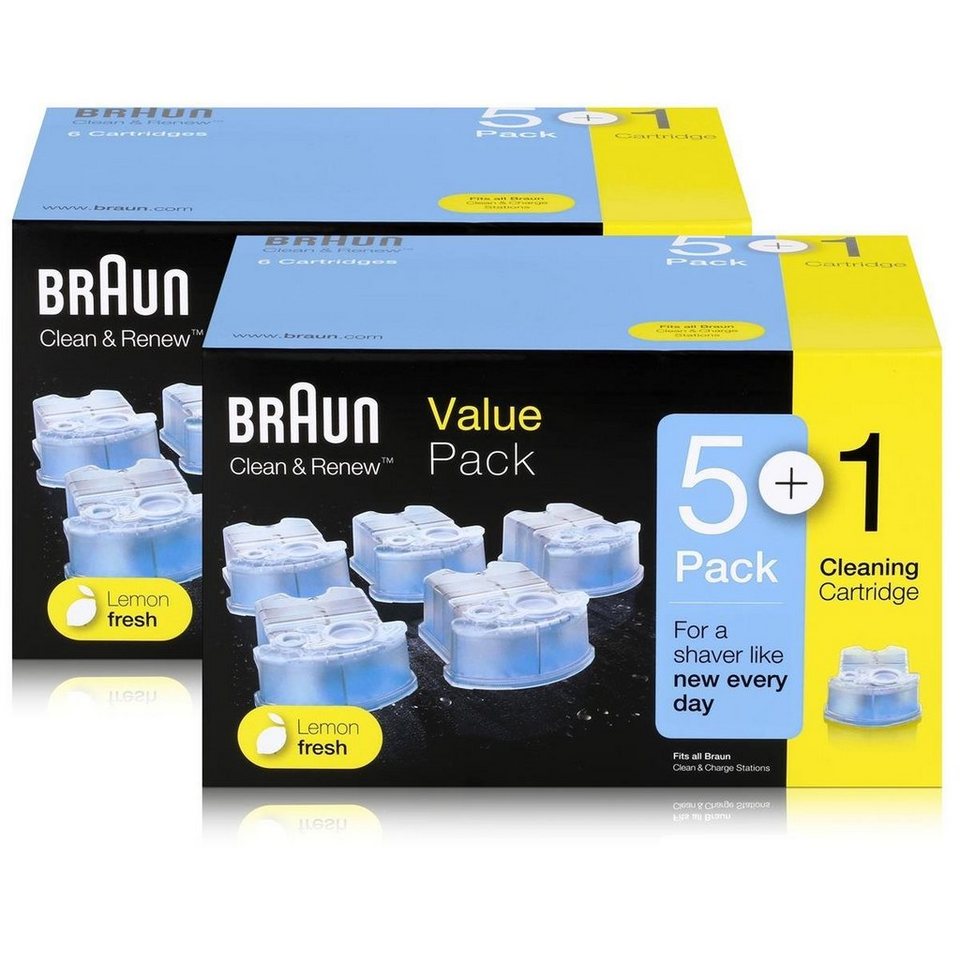 Braun Braun Series Ersatzkartuschen mit Reinigungsflüssigkeit CCR