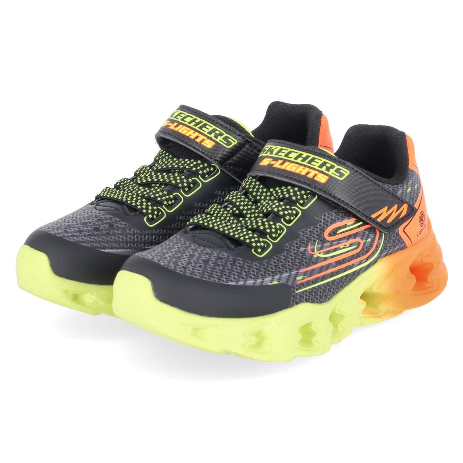 Skechers Skechers 400604L BKMT Jungen Synthetik black Slipper