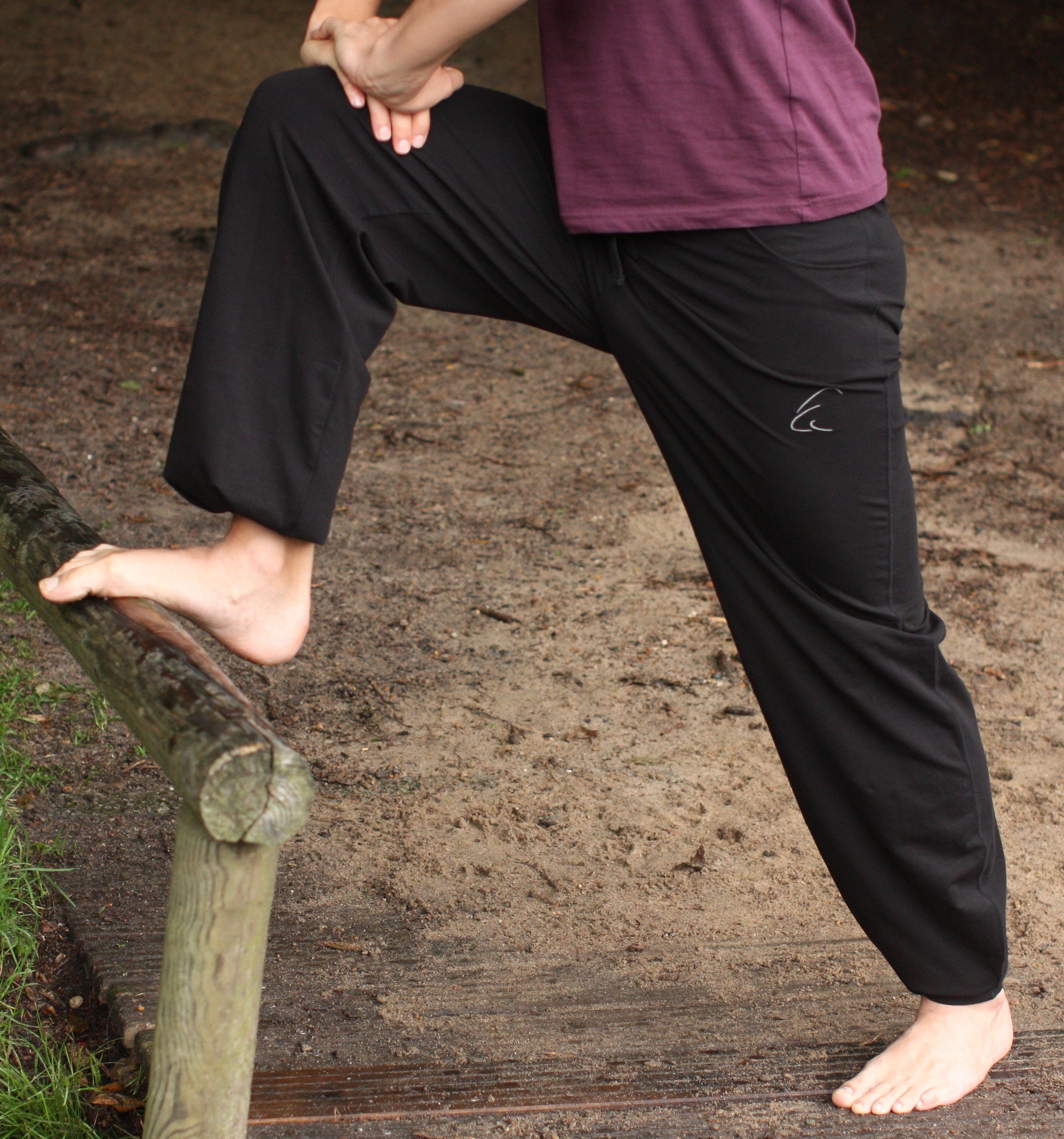 ESPARTO Yogahose Yoga- und Sporthose Sitaara unisex (mit Kordel im Bund) Bindegürtel / -kordel